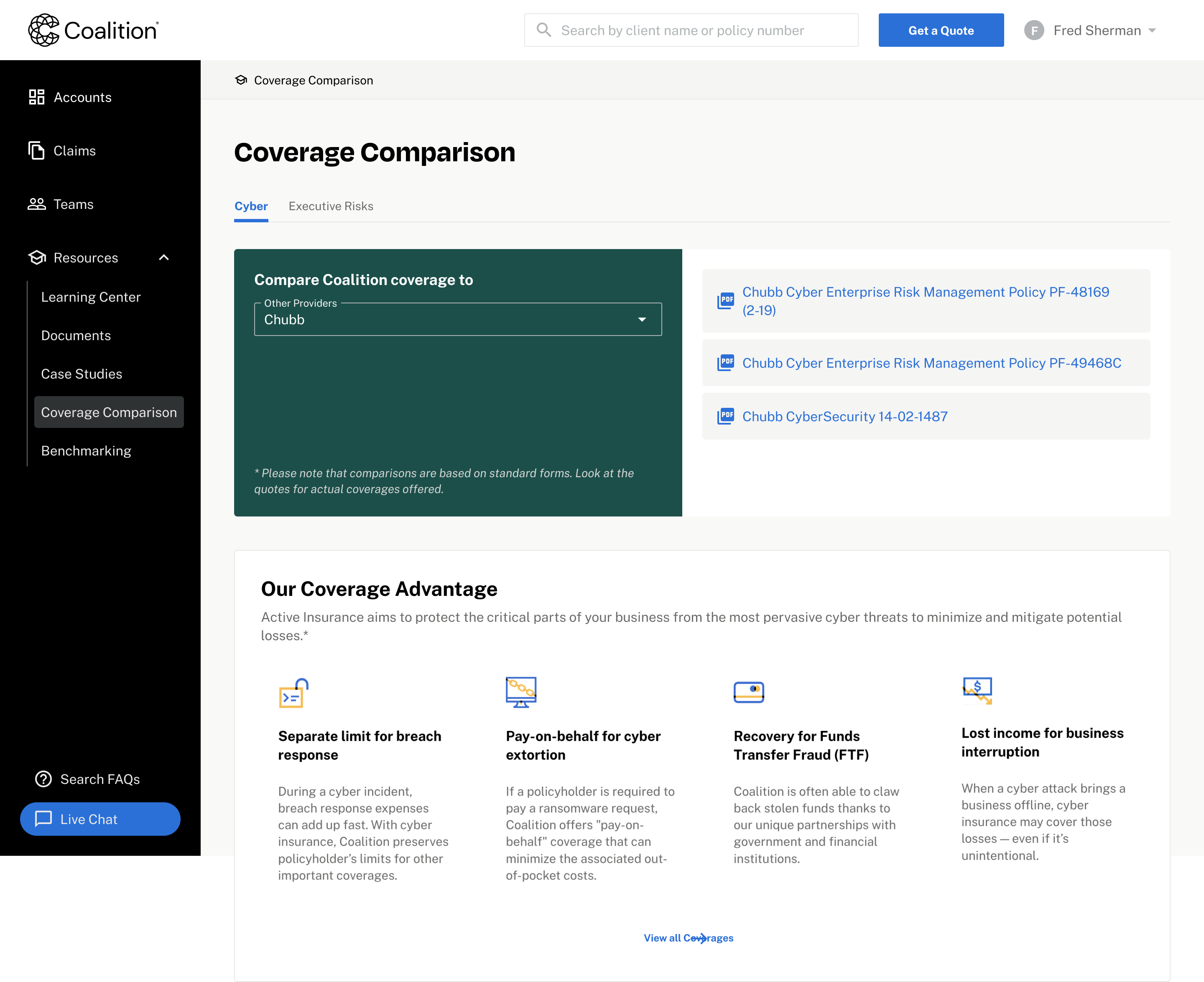 Coverage Comparison